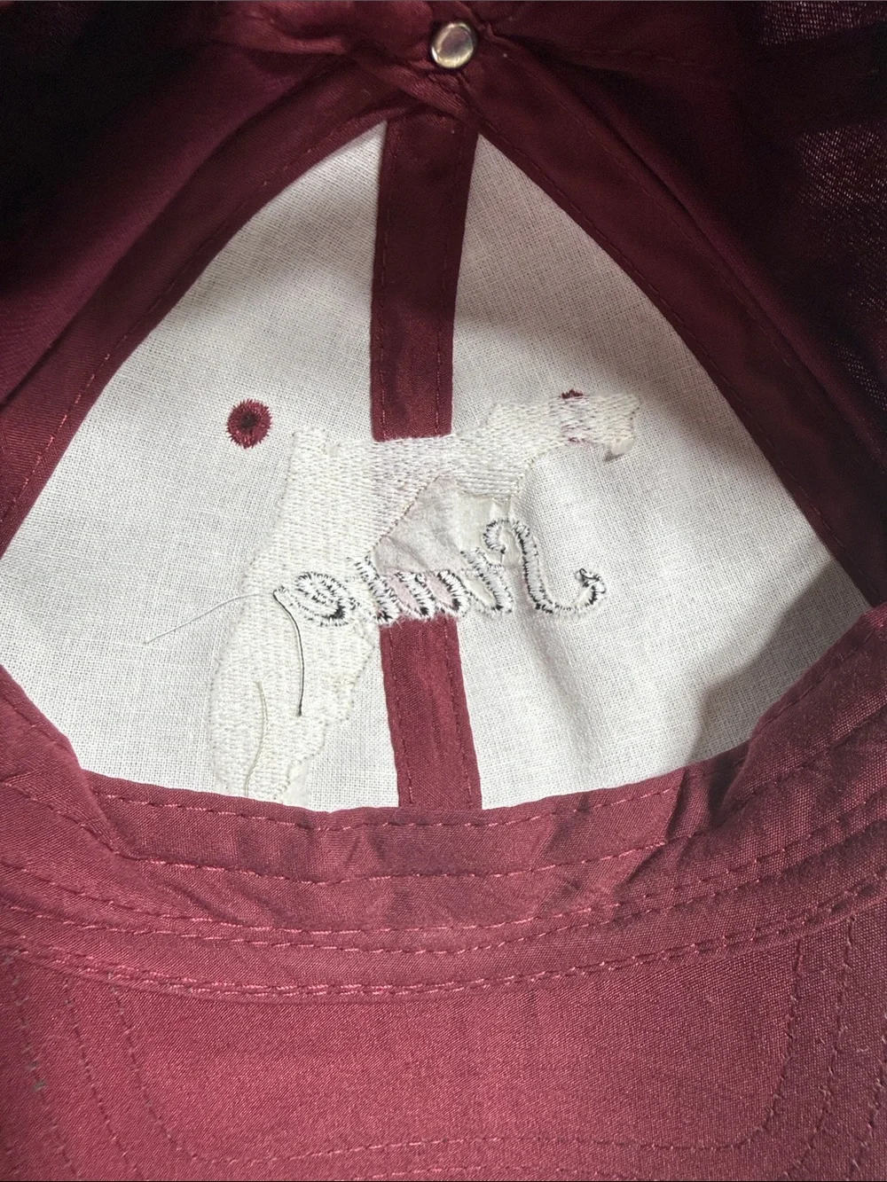 Maroon Florida State Baseball Cap with Gold Florida Embroidery